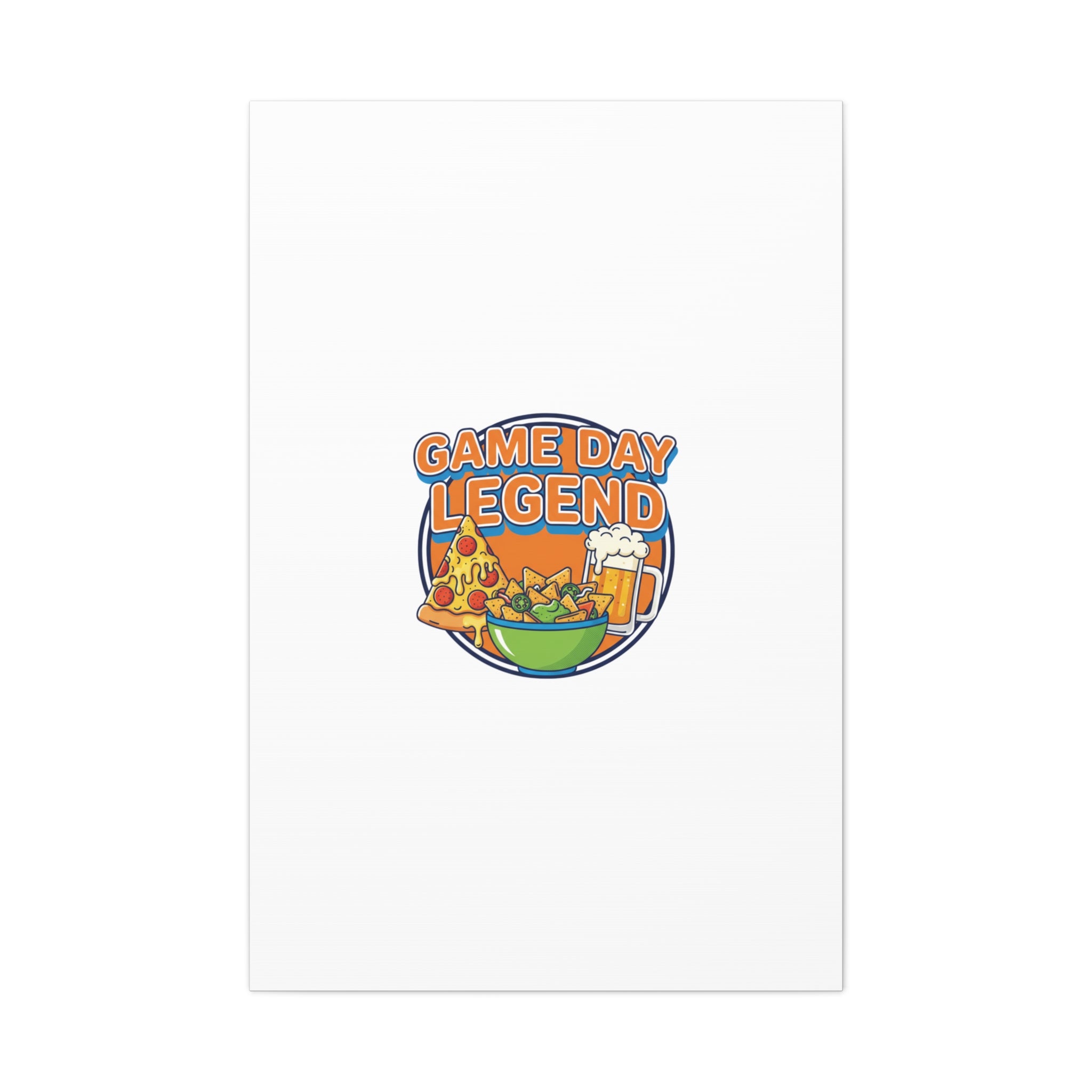 Game Day Legend Canvas - Super Bowl Party - Game Day Humor Casual Game