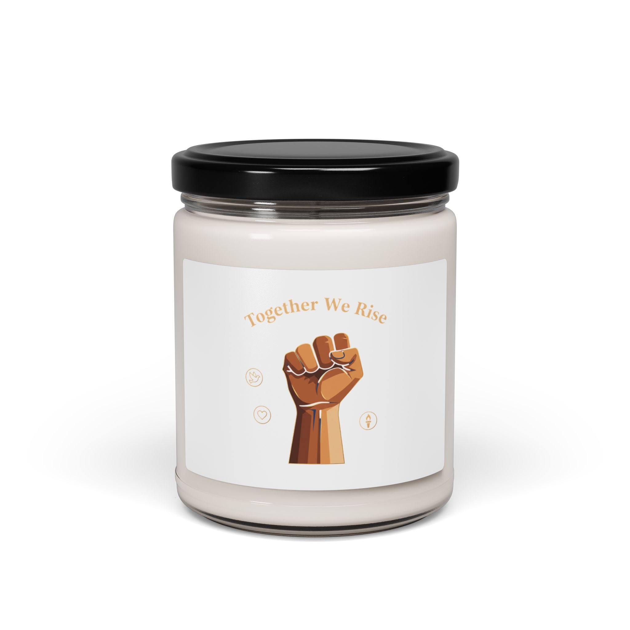 Together We Rise Candle - MLK Day of Service - Unity Volunteer - Service respect and remember candle