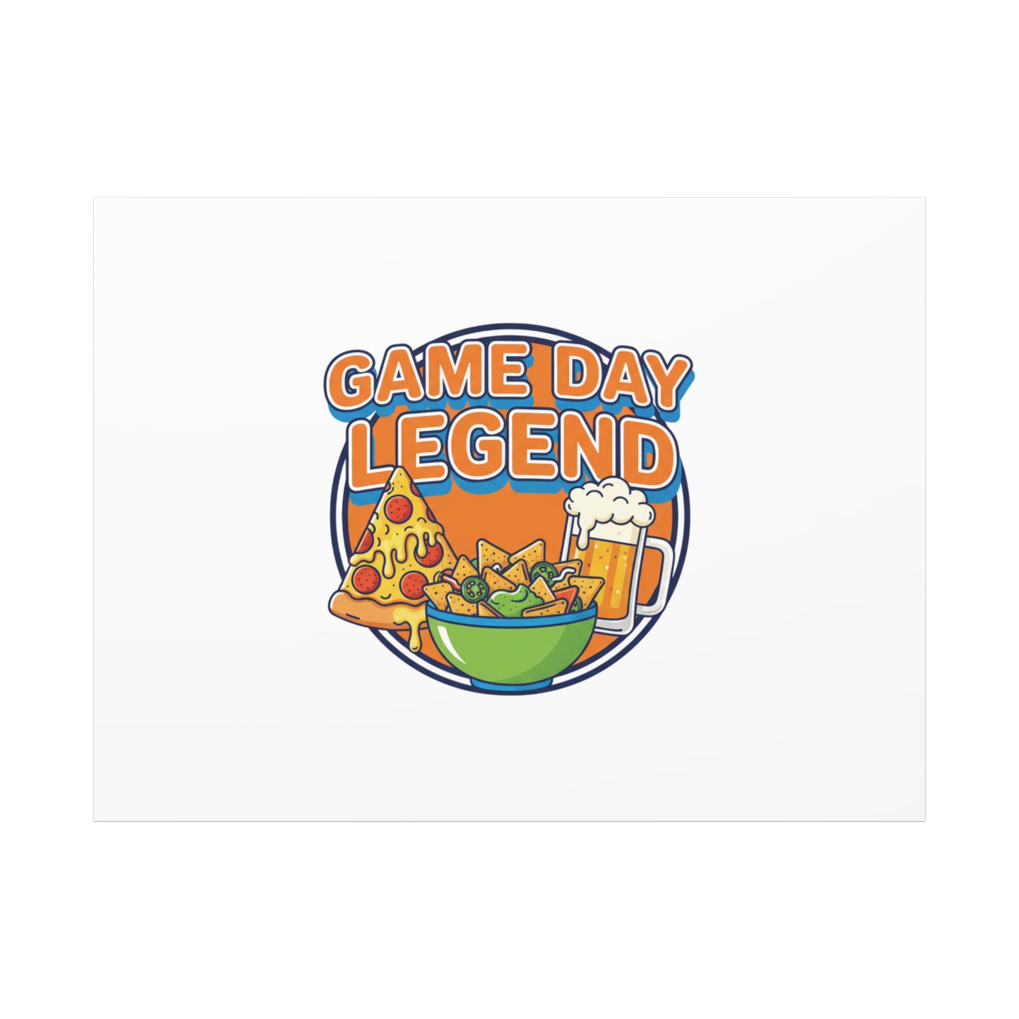 Game Day Legend Canvas - Super Bowl Party - Game Day Humor Casual Game
