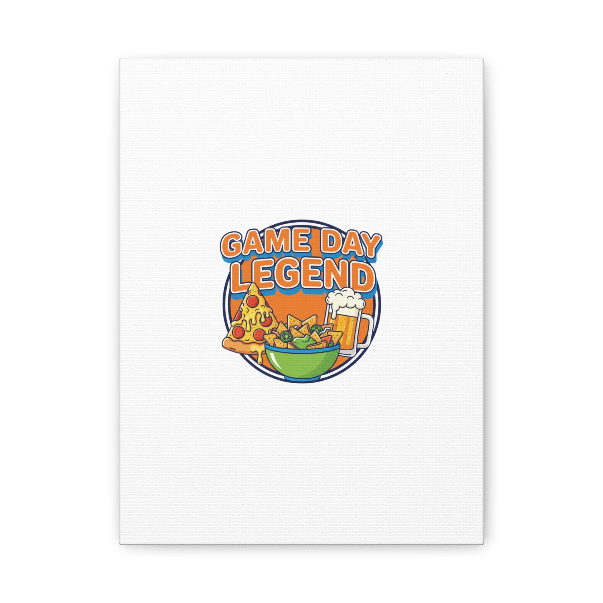 Game Day Legend Canvas - Super Bowl Party - Game Day Humor Casual Game