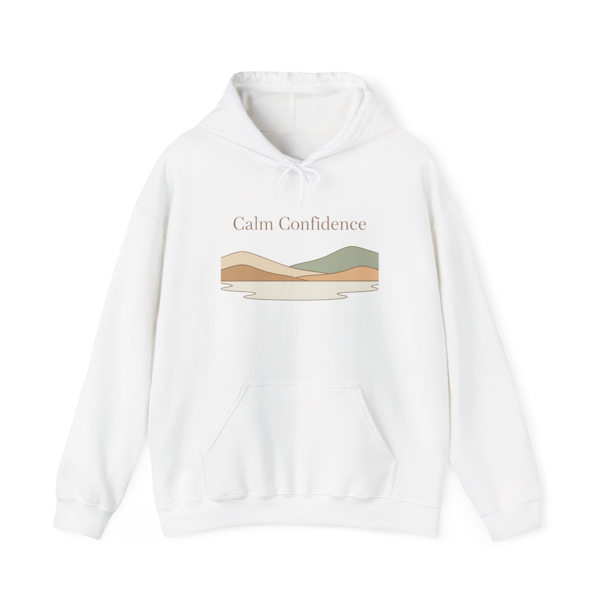 Minimal Landscape Hoodie - Quiet Luxury - Neutral Minimalist - Elevated Hoodie