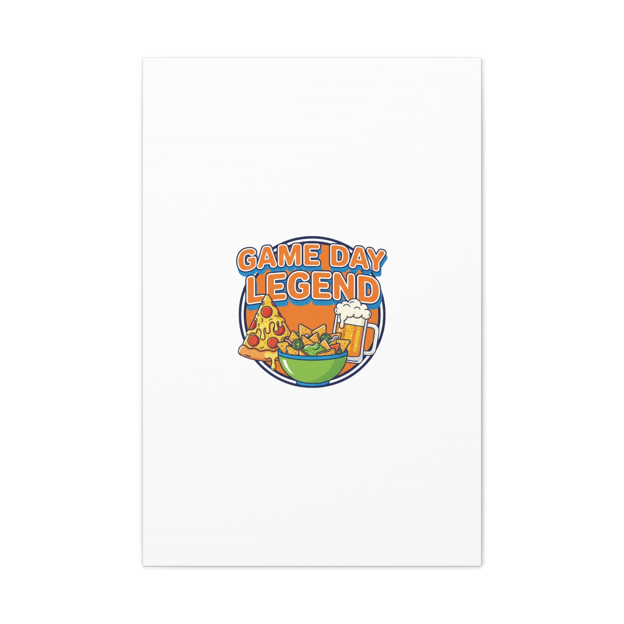 Game Day Legend Canvas - Super Bowl Party - Game Day Humor Casual Game