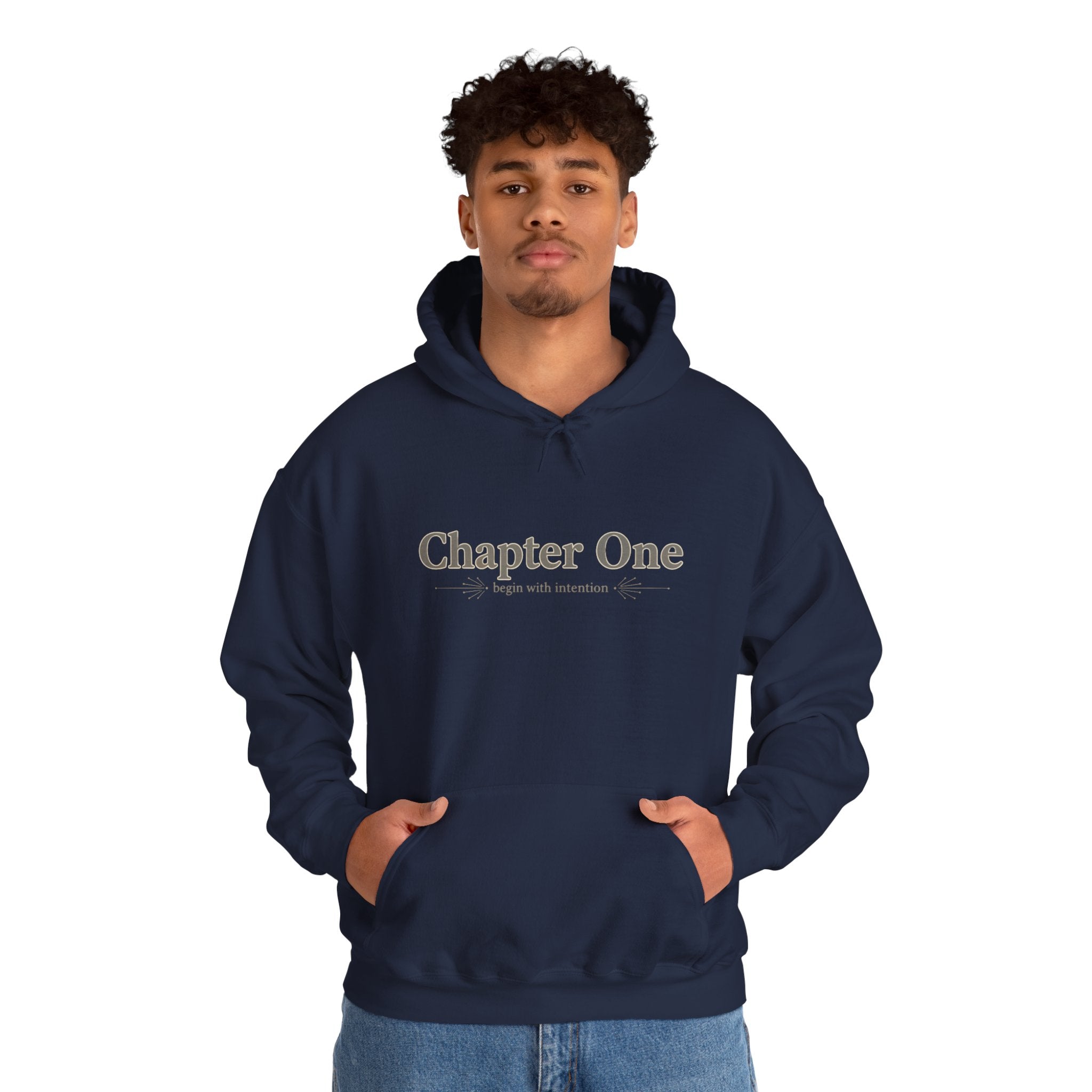 Chapter One Hoodie | serif font shirt, literary aesthetic design