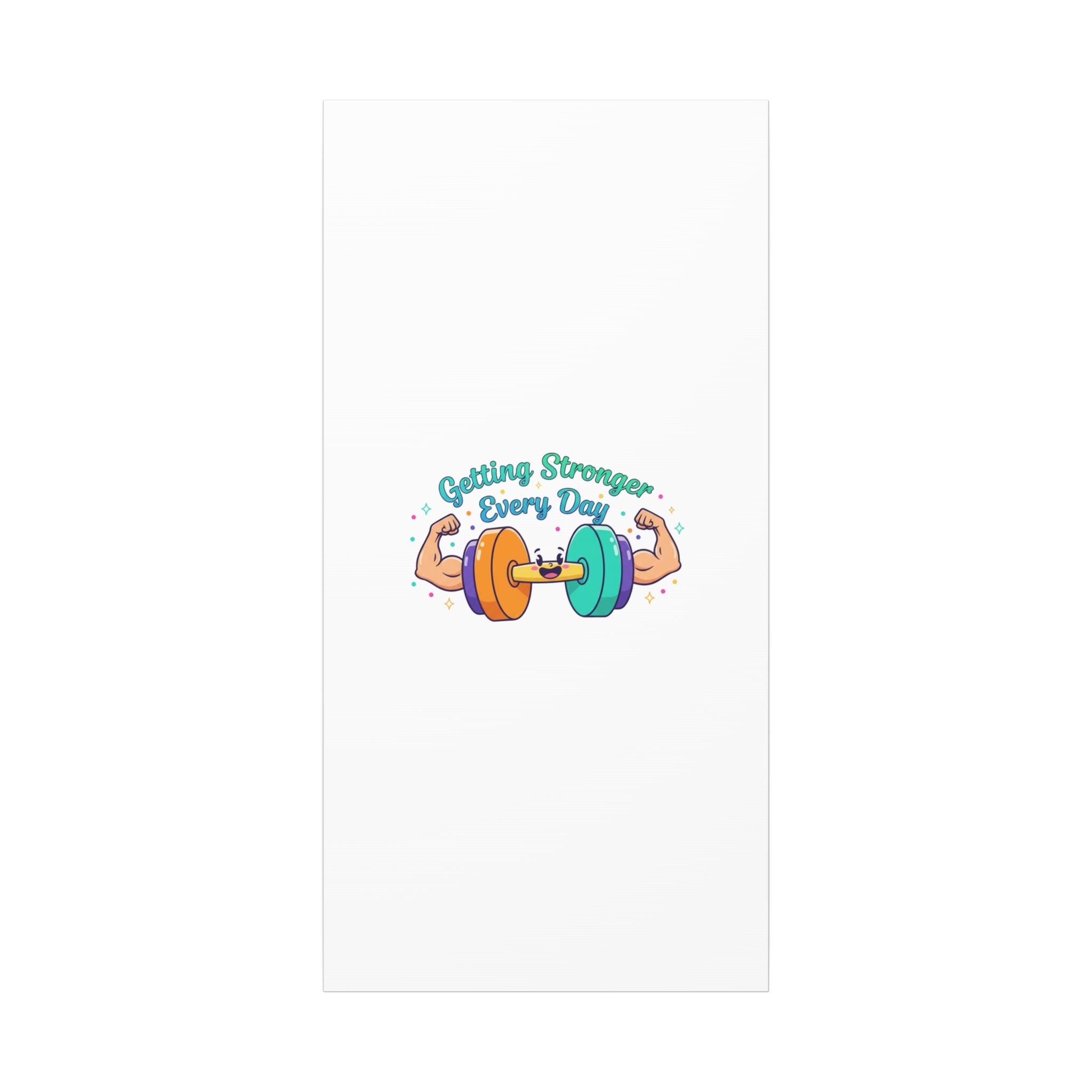 Getting Stronger Every Day Canvas - Gym Comeback -  Start Small Fitness Art Gym fitness Canvas