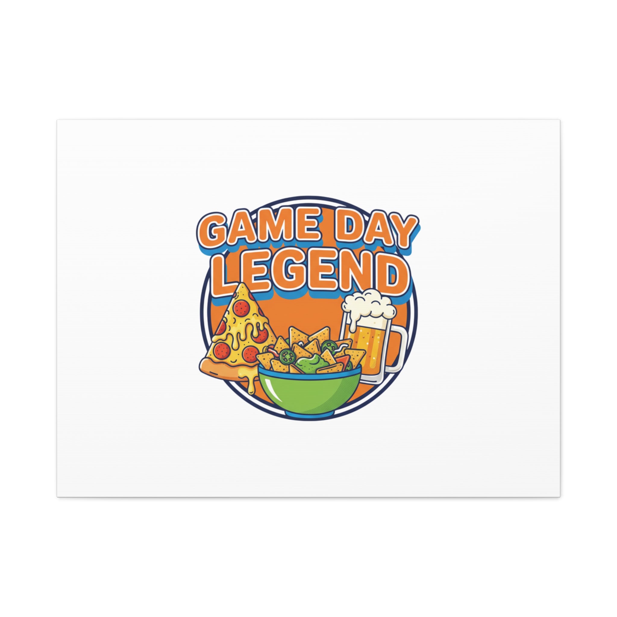 Game Day Legend Canvas - Super Bowl Party - Game Day Humor Casual Game