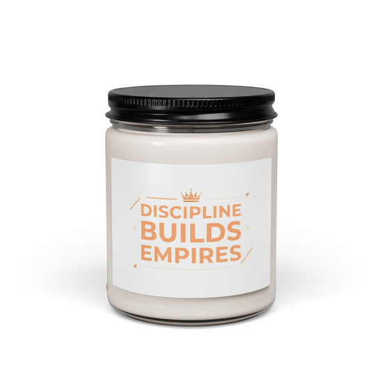 Discipline Builds Empires Candle | Soy 9oz, Cowboy Chic Desert Sunset, Western Minimalism