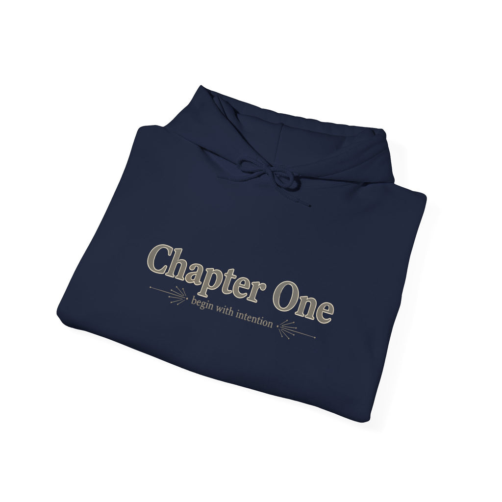 Chapter One Hoodie | serif font shirt, literary aesthetic design