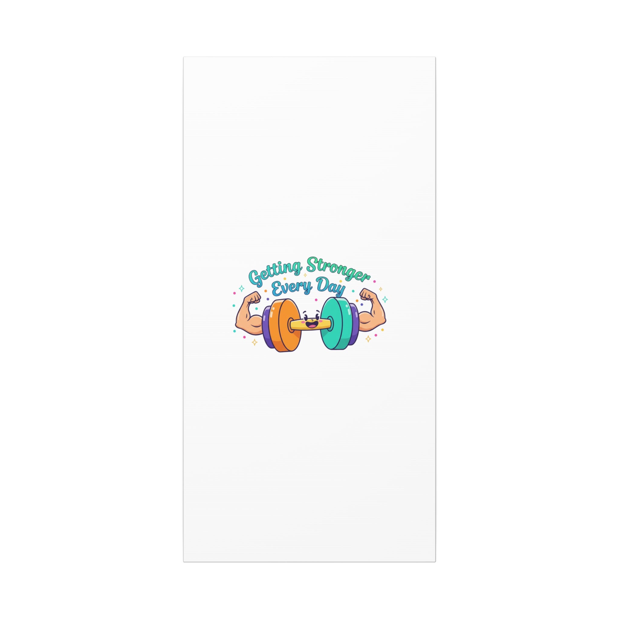 Getting Stronger Every Day Canvas - Gym Comeback -  Start Small Fitness Art Gym fitness Canvas