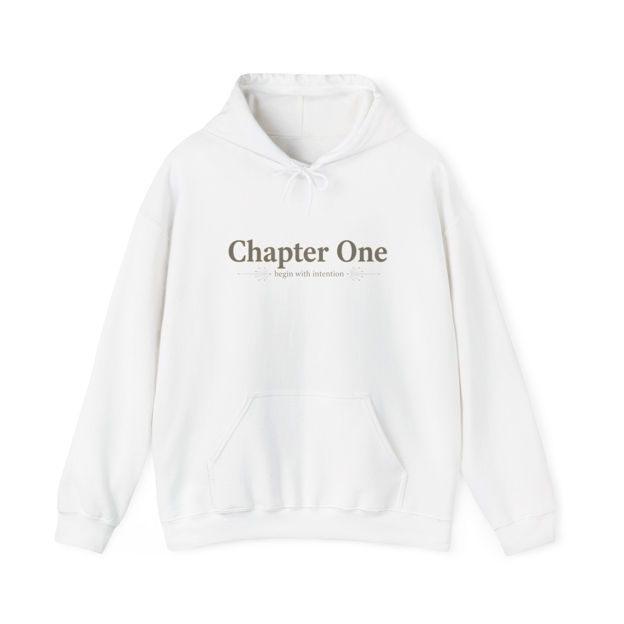 Chapter One Hoodie | serif font shirt, literary aesthetic design
