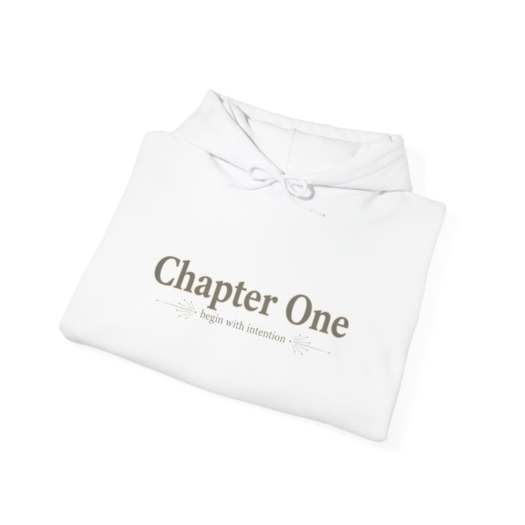 Chapter One Hoodie | serif font shirt, literary aesthetic design