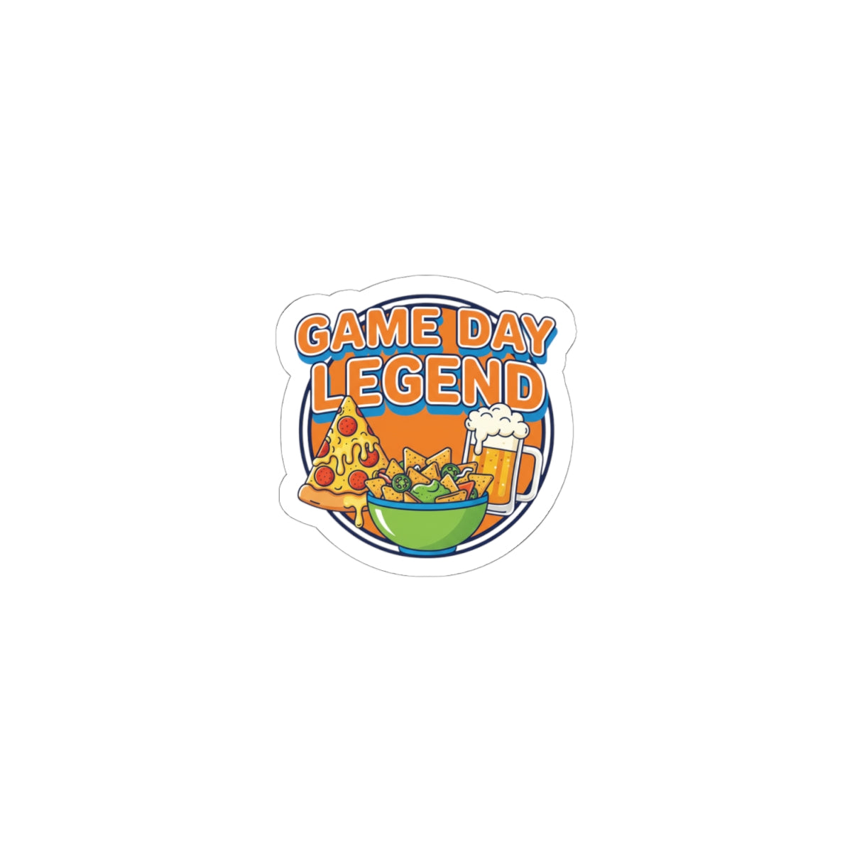 Game Day Legend Sticker - Casual Fan Sticker Super Bowl Party - Game Day Humor