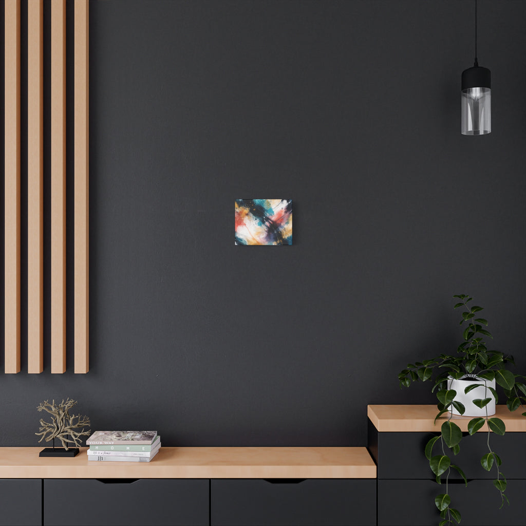 Abstract Color Splash Matte Canvas Print - Vibrant Modern Wall Art - Bedroom decor canvas