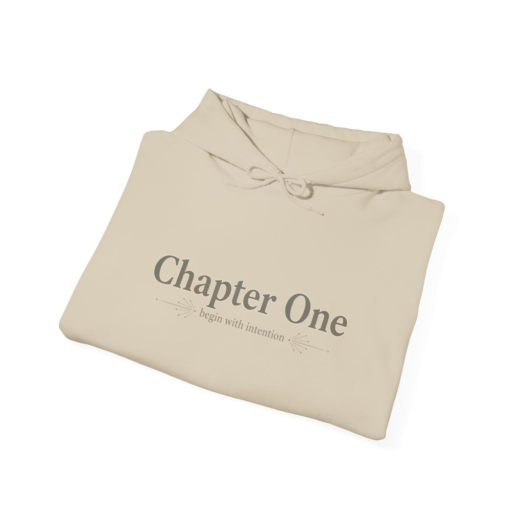 Chapter One Hoodie | serif font shirt, literary aesthetic design