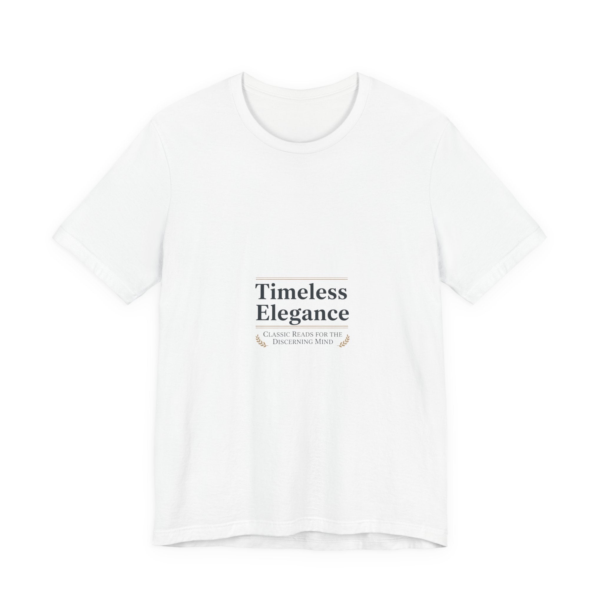 Timeless Elegance Tee | serif font shirt, literary aesthetic text