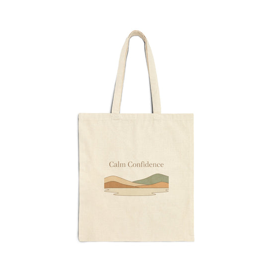 Neutral Abstract Landscape Tote - Quiet Luxury - Minimalist Texture Refined Tote Bag
