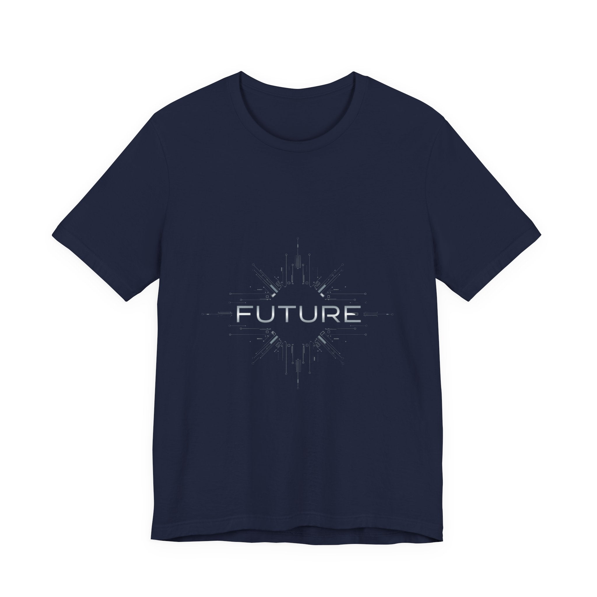Future Tech T-Shirt – Futuristic Digital Design Minimal Style Tee