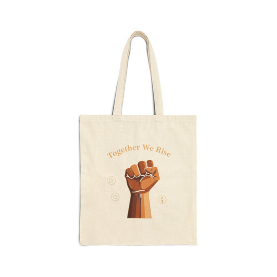 Unity Fist Tote | MLK Day of Service, community volunteer canvas