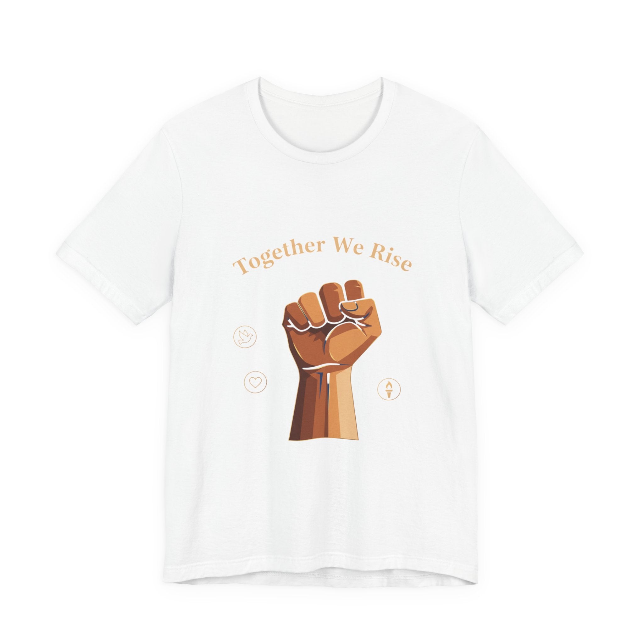 Together We Rise Fist Tee | MLK Day of Service, Community Unity