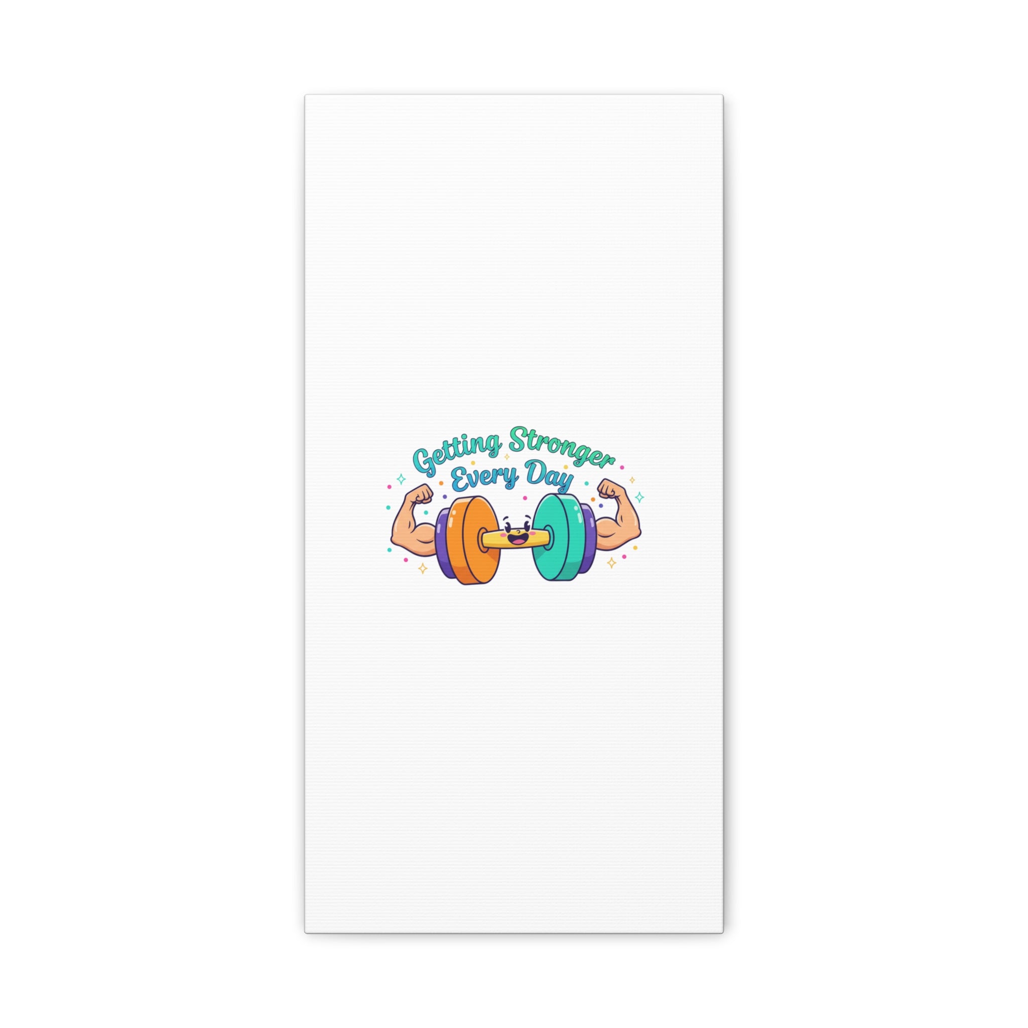 Getting Stronger Every Day Canvas - Gym Comeback -  Start Small Fitness Art Gym fitness Canvas