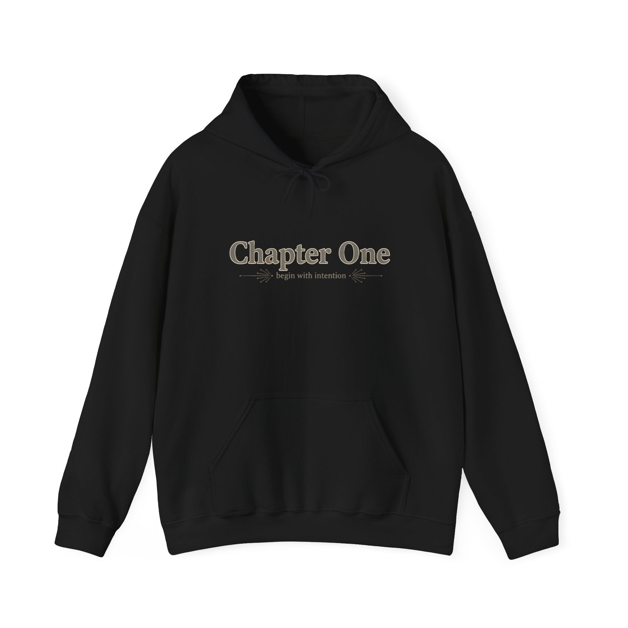 Chapter One Hoodie | serif font shirt, literary aesthetic design