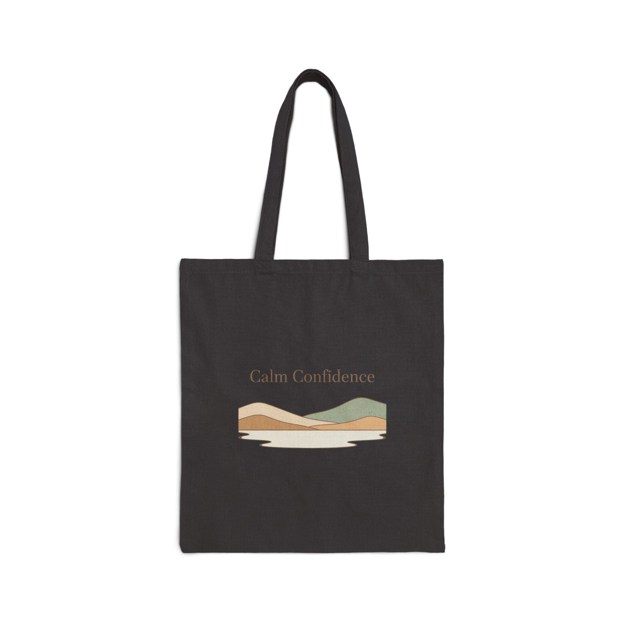 Neutral Abstract Landscape Tote - Quiet Luxury - Minimalist Texture Refined Tote Bag