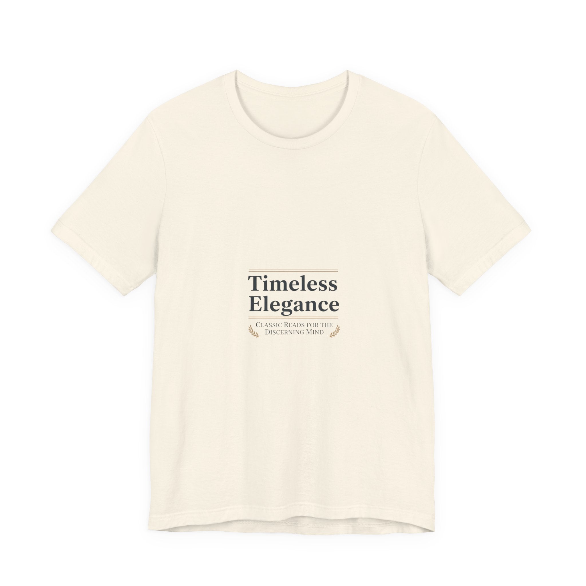 Timeless Elegance Tee | serif font shirt, literary aesthetic text