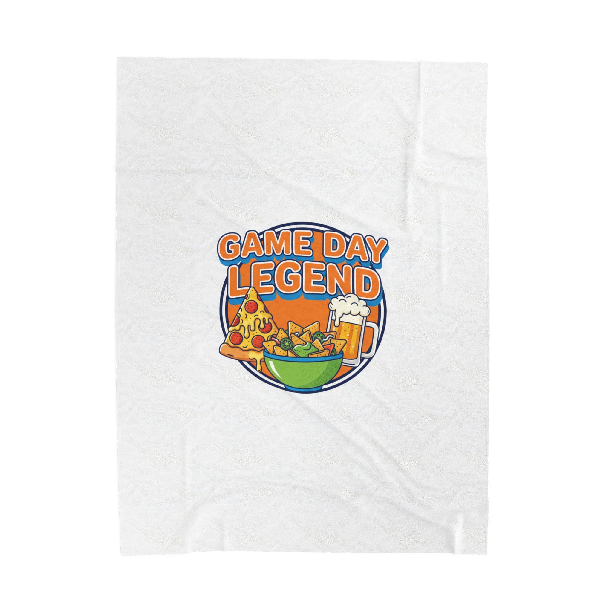 Game Day Legend Velveteen Blanket - Super Bowl party - game day humor Energetic Blanket.