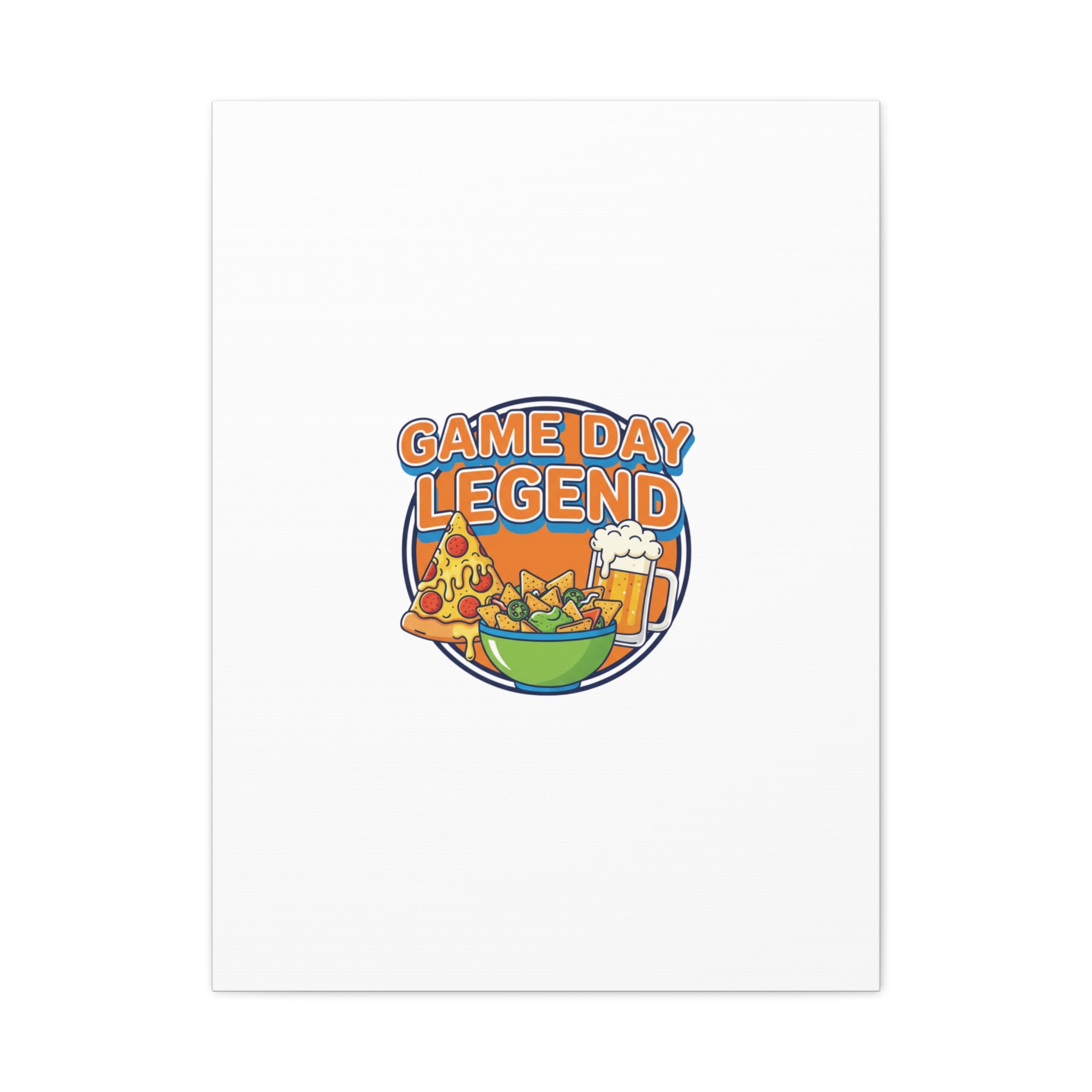 Game Day Legend Canvas - Super Bowl Party - Game Day Humor Casual Game