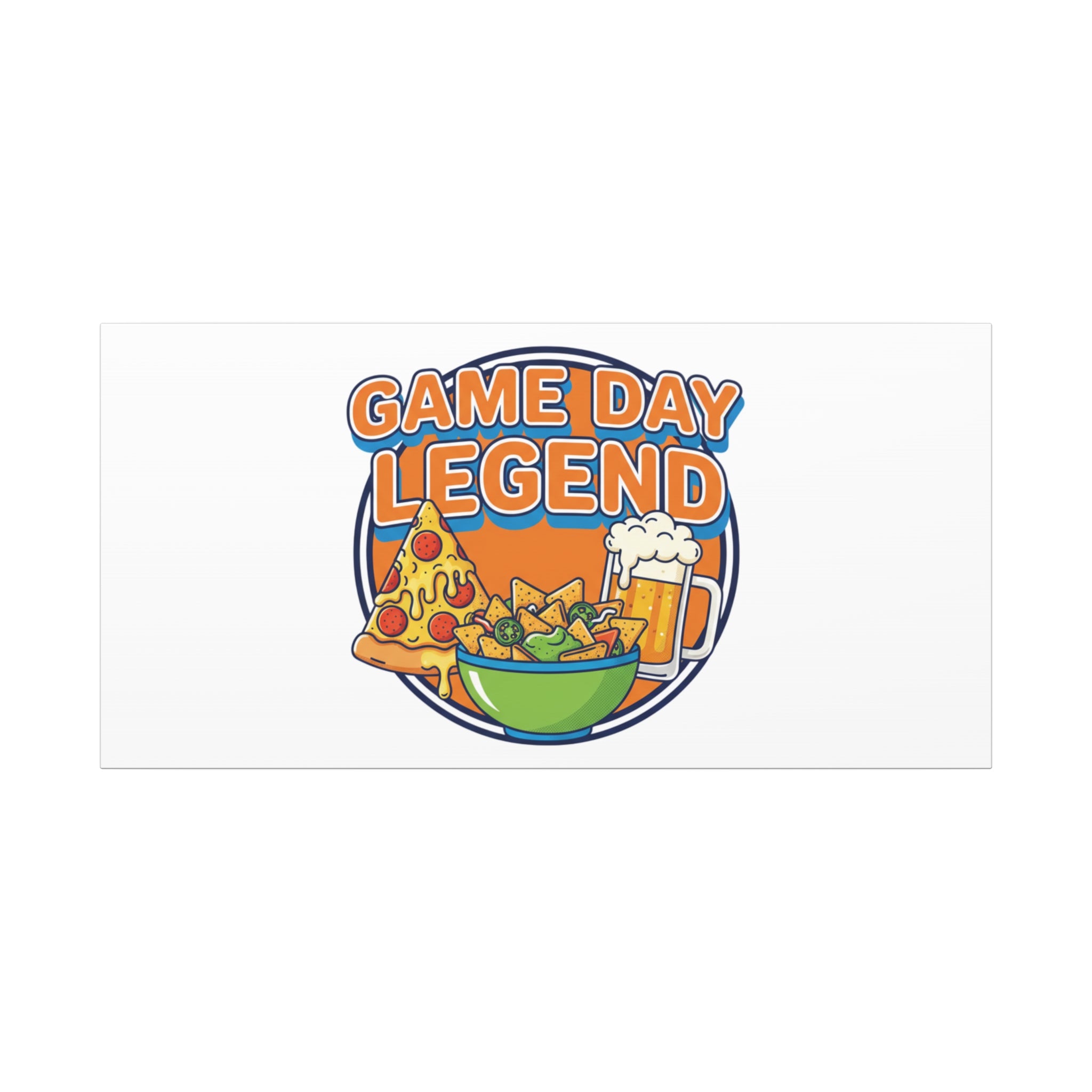 Game Day Legend Canvas - Super Bowl Party - Game Day Humor Casual Game
