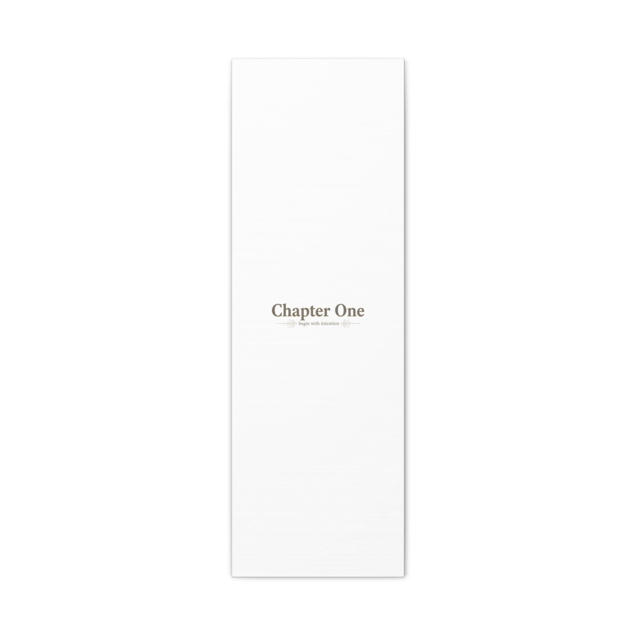 Chapter One Typography Canvas - Retro Serif Literary Aesthetic - Bookish and typography - Minimal Text canvas