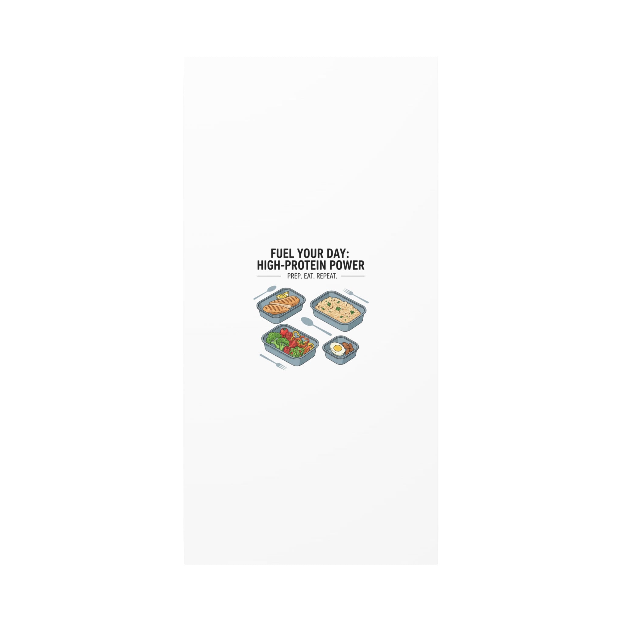 High-Protein Meal Prep Canvas | Fitness Food, Macro Icons