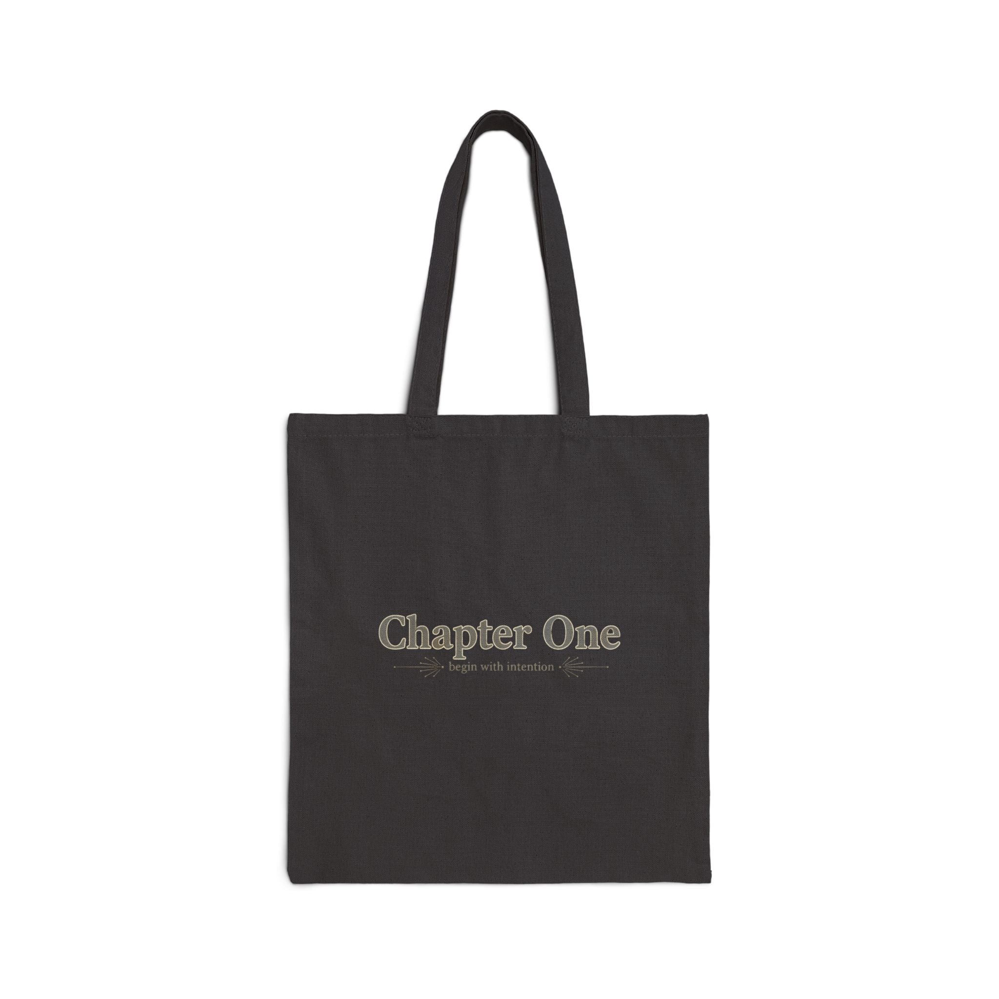 Chapter One Tote  - Retro Serif Typography - Literary Aesthetic