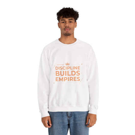 Discipline Builds Empires Crewneck Sweatshirt | Cowboy Chic, Desert Sunset