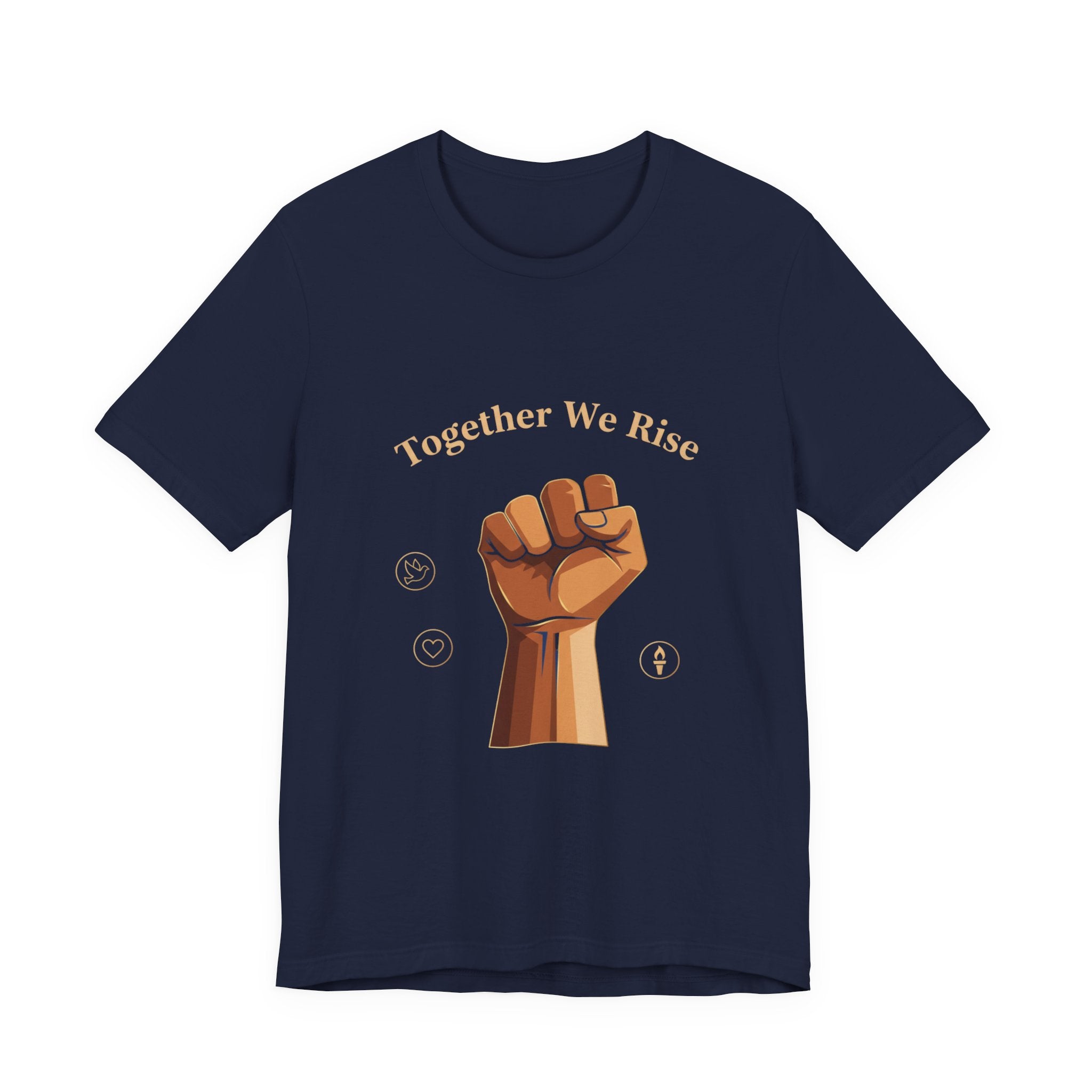 Together We Rise Fist Tee | MLK Day of Service, Community Unity