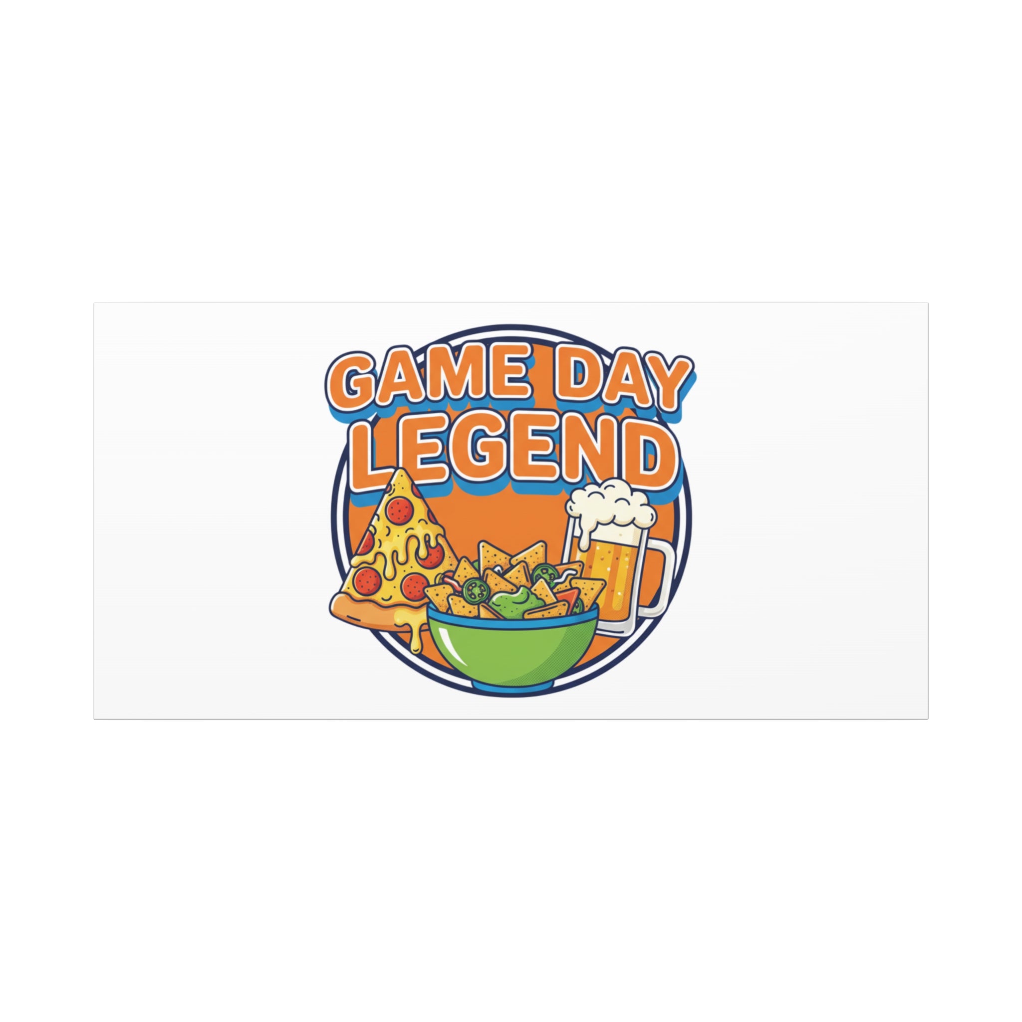 Game Day Legend Canvas - Super Bowl Party - Game Day Humor Casual Game