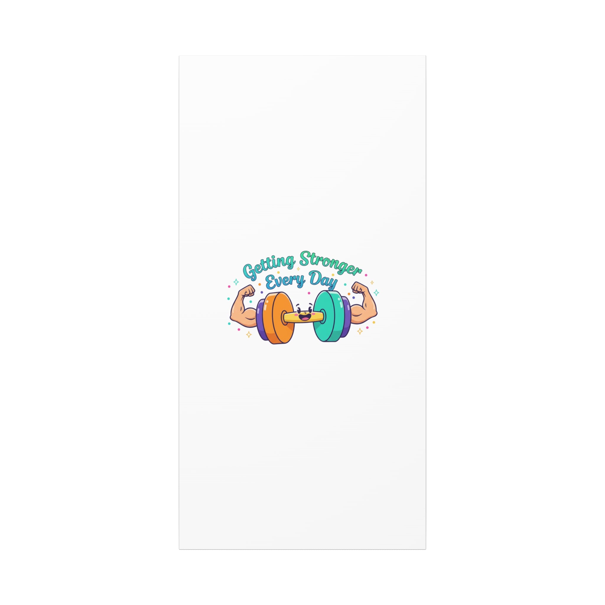 Getting Stronger Every Day Canvas - Gym Comeback -  Start Small Fitness Art Gym fitness Canvas