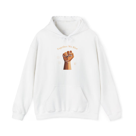 Unity Fist MLK Day of Service Hoodie | community volunteer, respect and remember