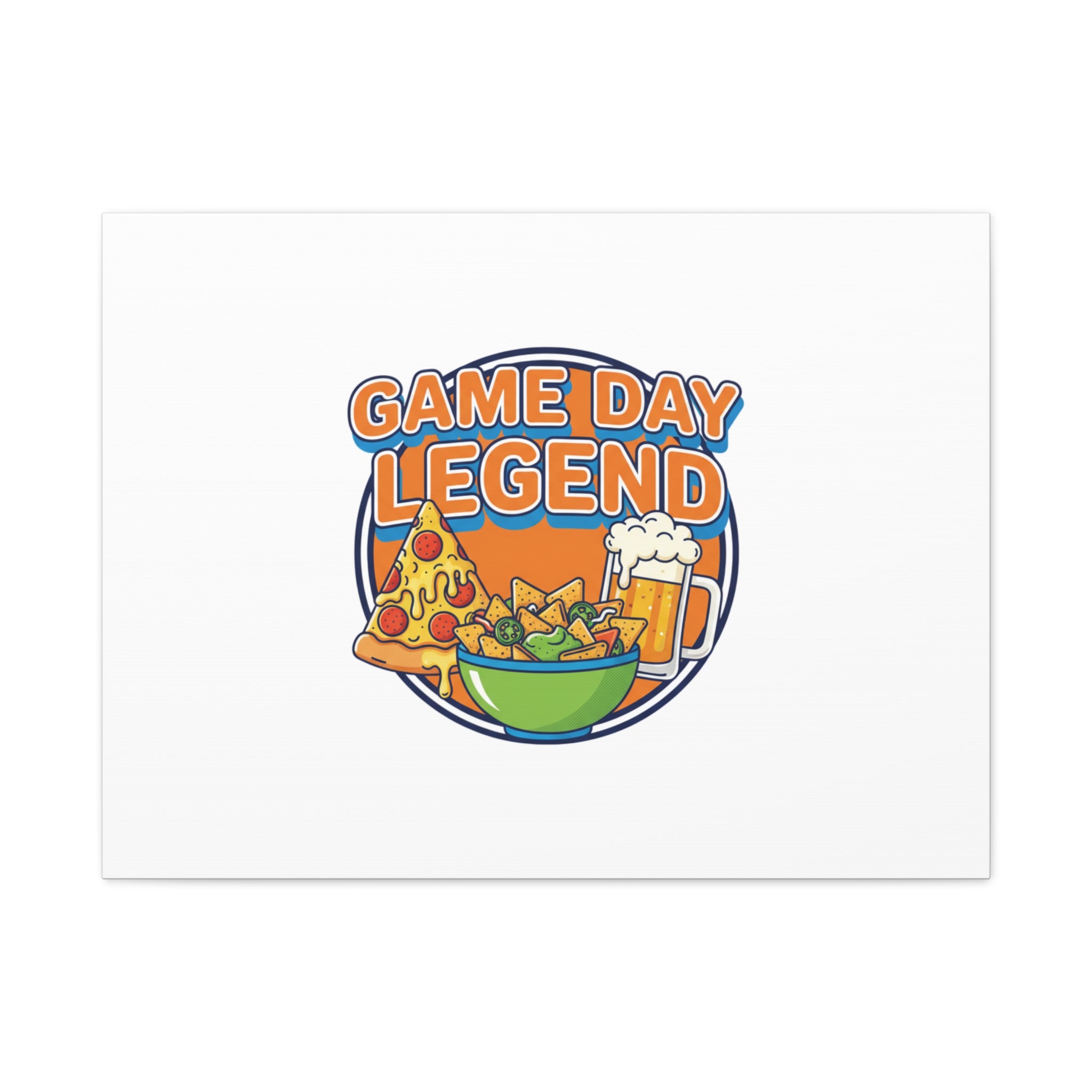 Game Day Legend Canvas - Super Bowl Party - Game Day Humor Casual Game