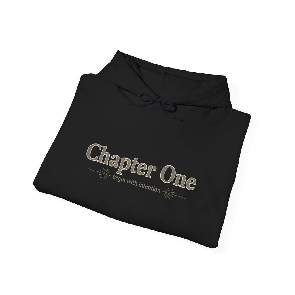 Chapter One Hoodie | serif font shirt, literary aesthetic design