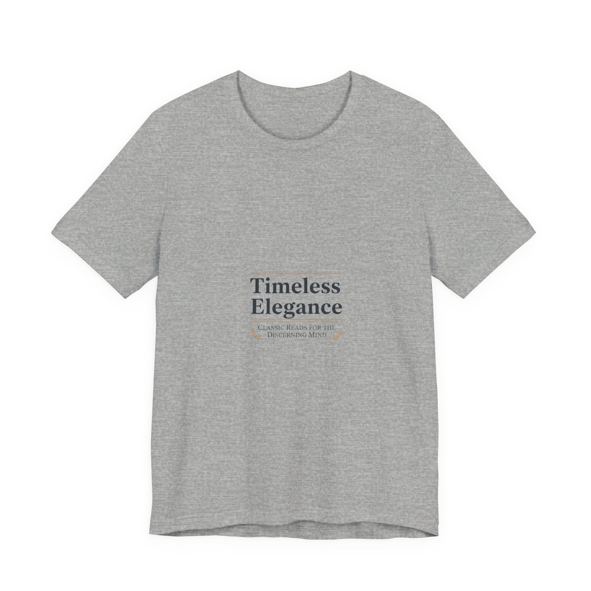 Timeless Elegance Tee | serif font shirt, literary aesthetic text