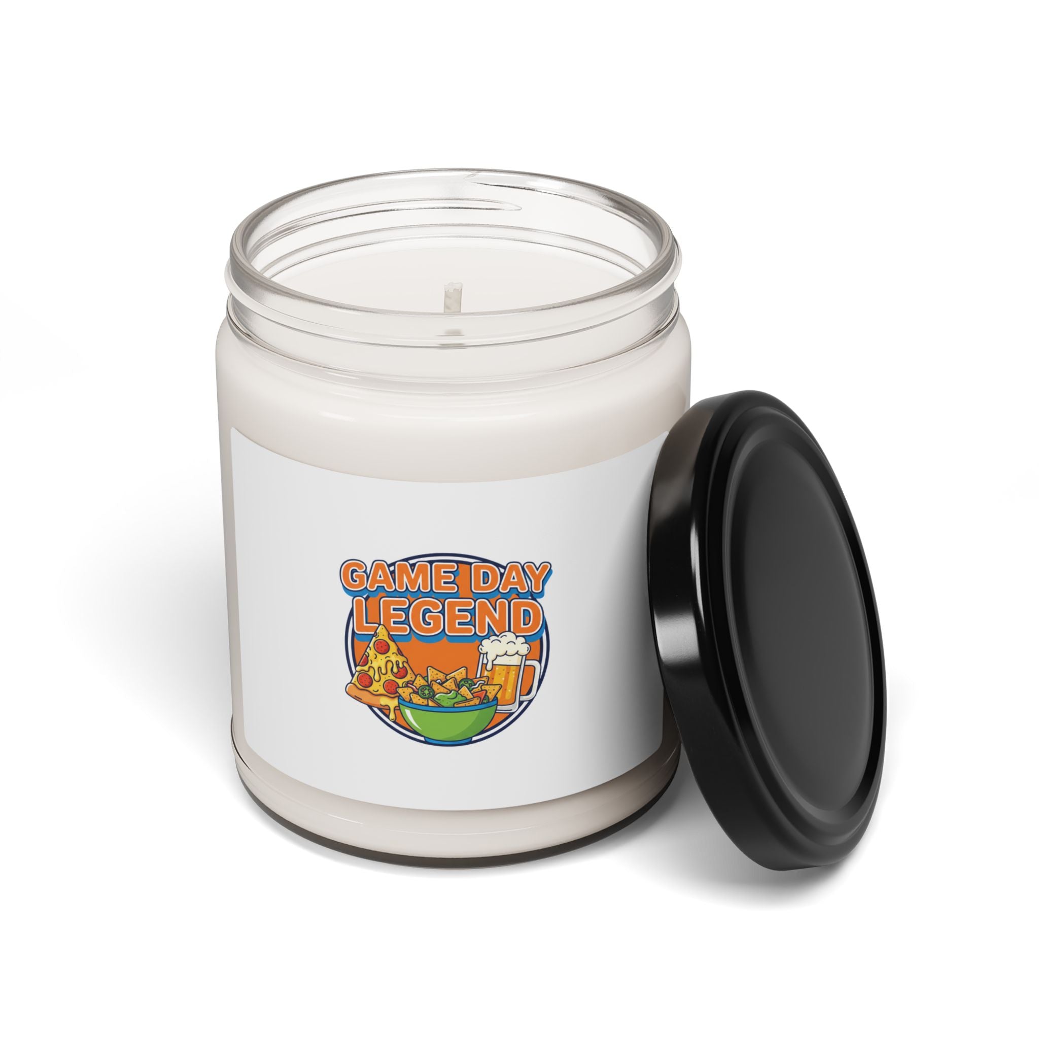 Game Day Legend Candle – Fun Sports Night Snack Theme Scented Jar Candle - Scented Soy Candle, 9oz