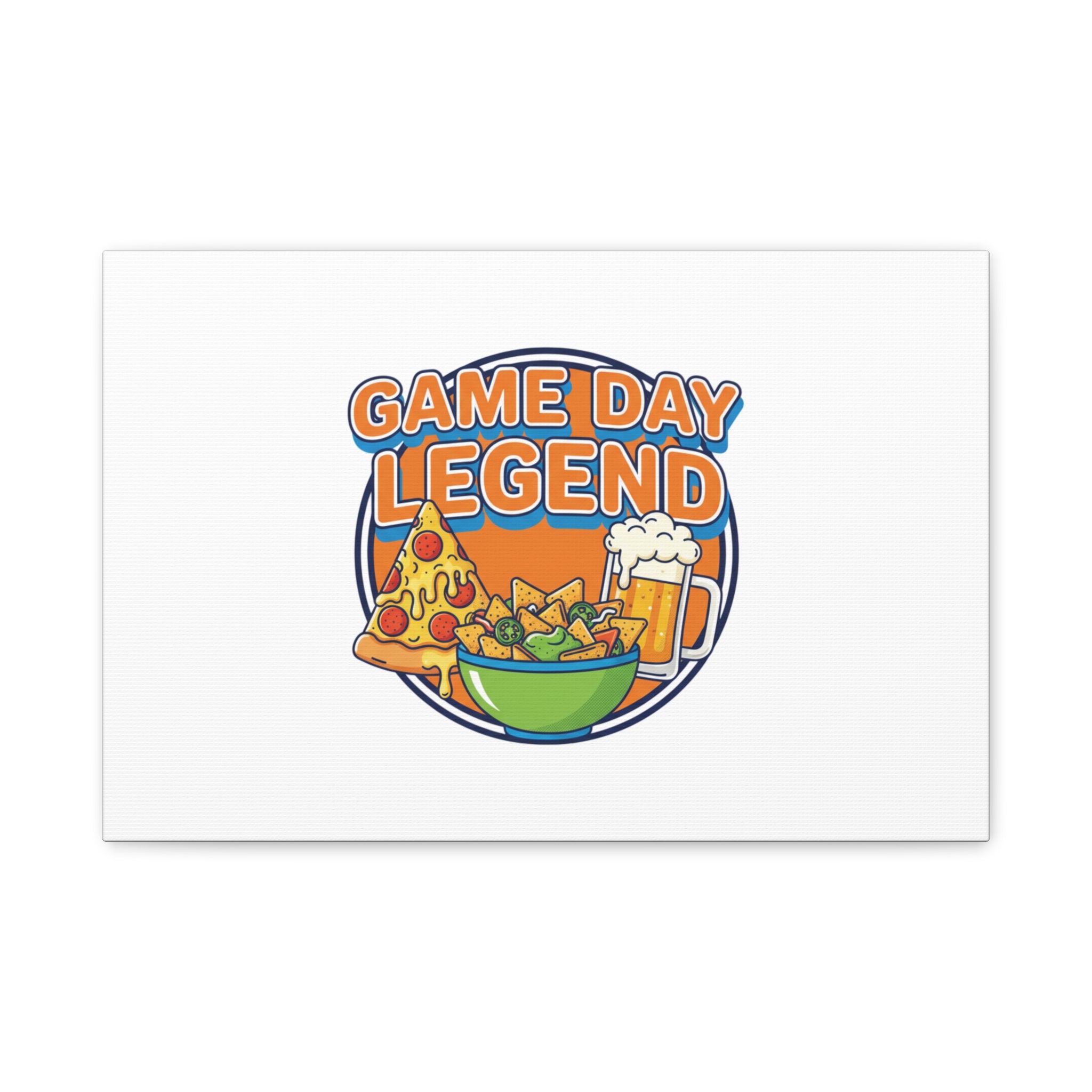 Game Day Legend Canvas - Super Bowl Party - Game Day Humor Casual Game