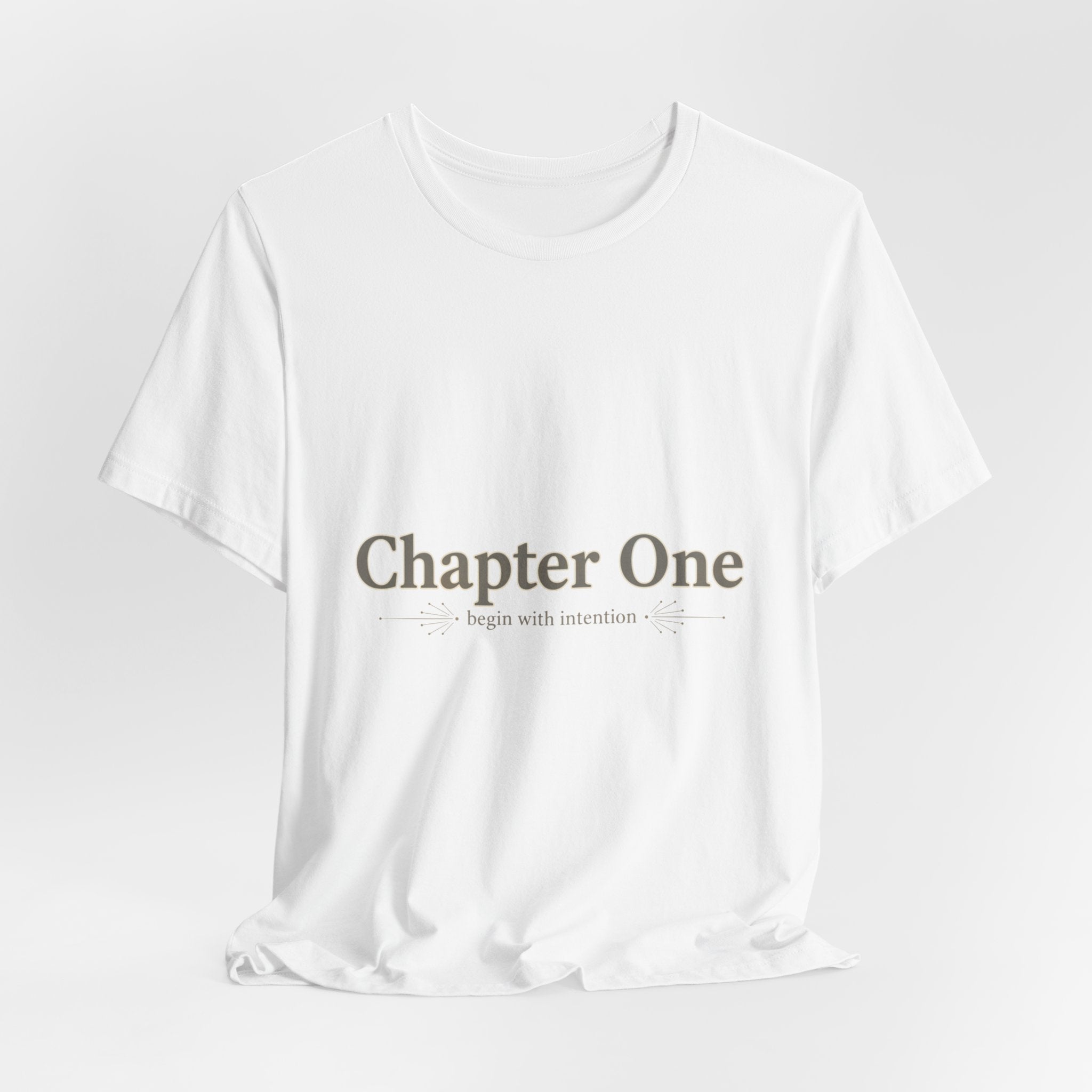 Chapter One serif font shirt | literary aesthetic text tee