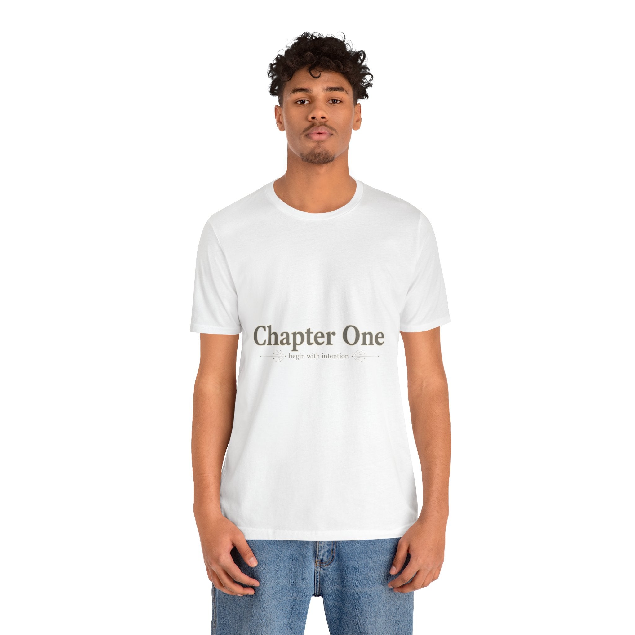 Chapter One serif font shirt | literary aesthetic text tee
