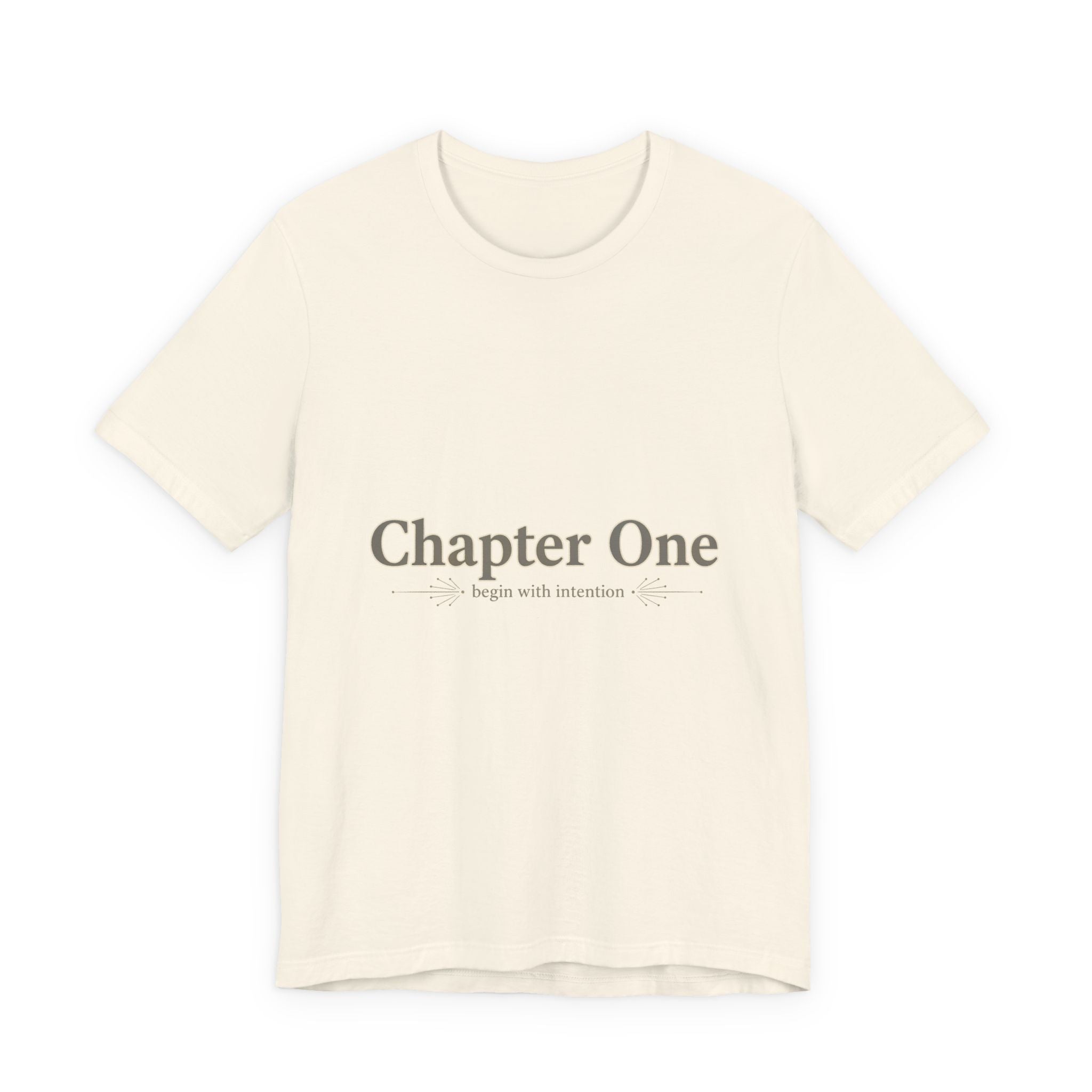 Chapter One serif font shirt | literary aesthetic text tee