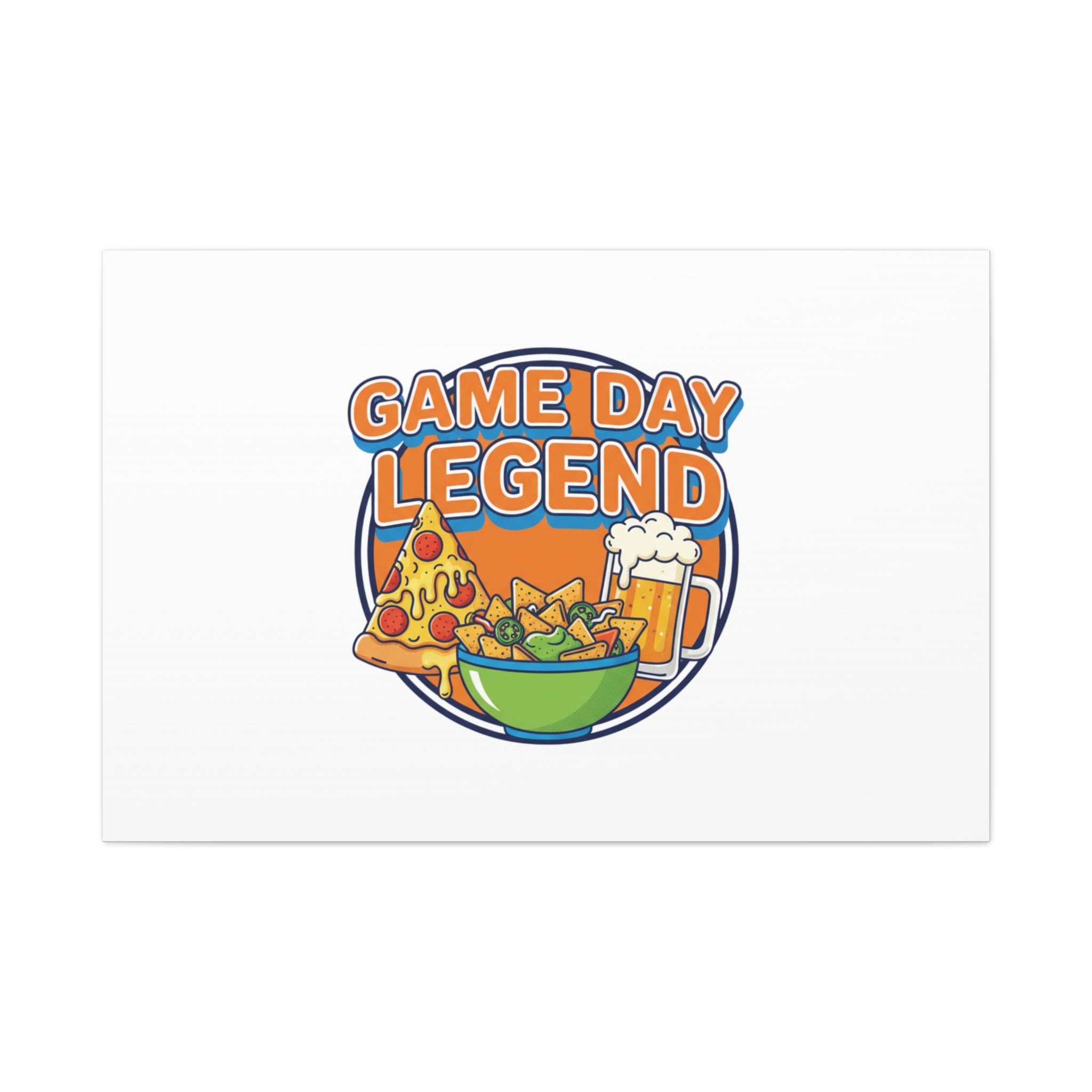 Game Day Legend Canvas - Super Bowl Party - Game Day Humor Casual Game