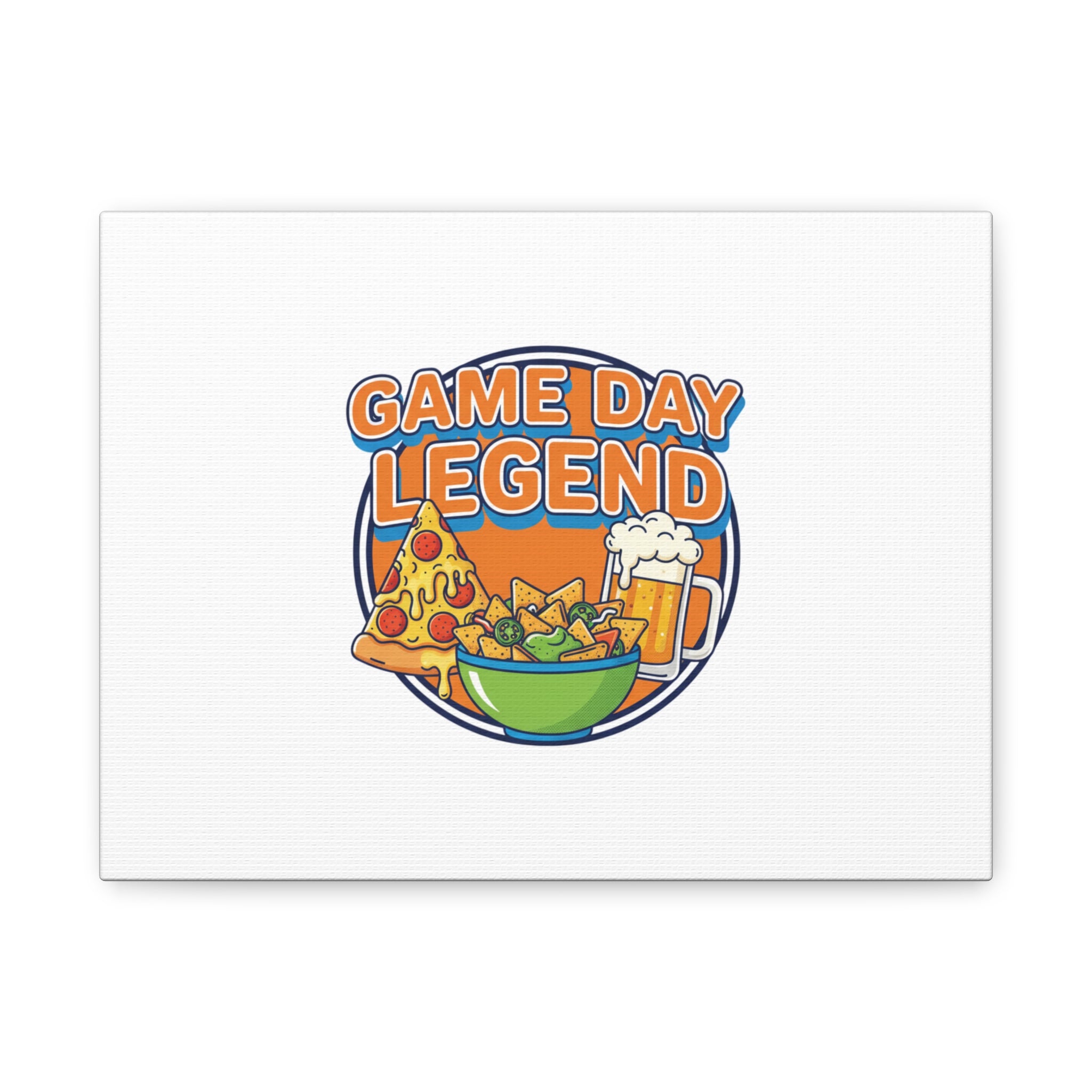 Game Day Legend Canvas - Super Bowl Party - Game Day Humor Casual Game