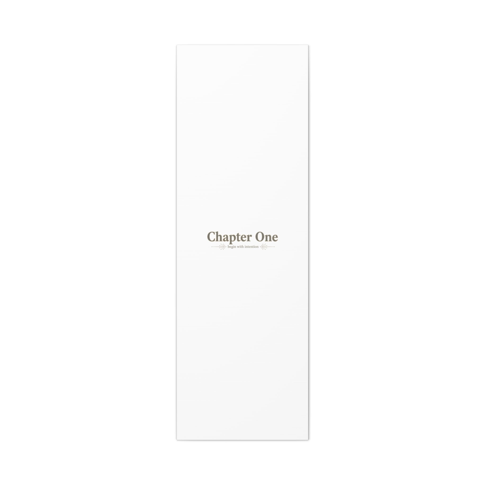 Chapter One Typography Canvas - Retro Serif Literary Aesthetic - Bookish and typography - Minimal Text canvas