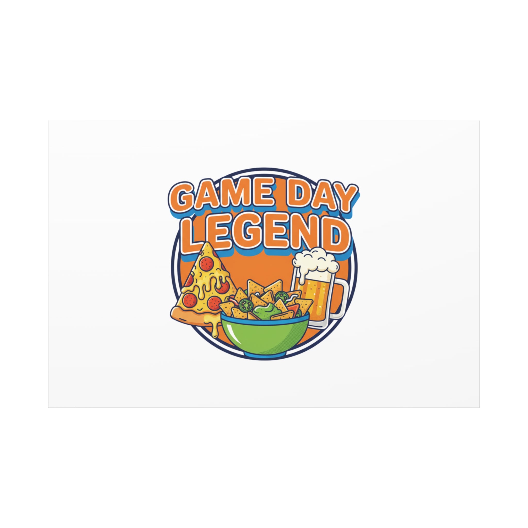 Game Day Legend Canvas - Super Bowl Party - Game Day Humor Casual Game