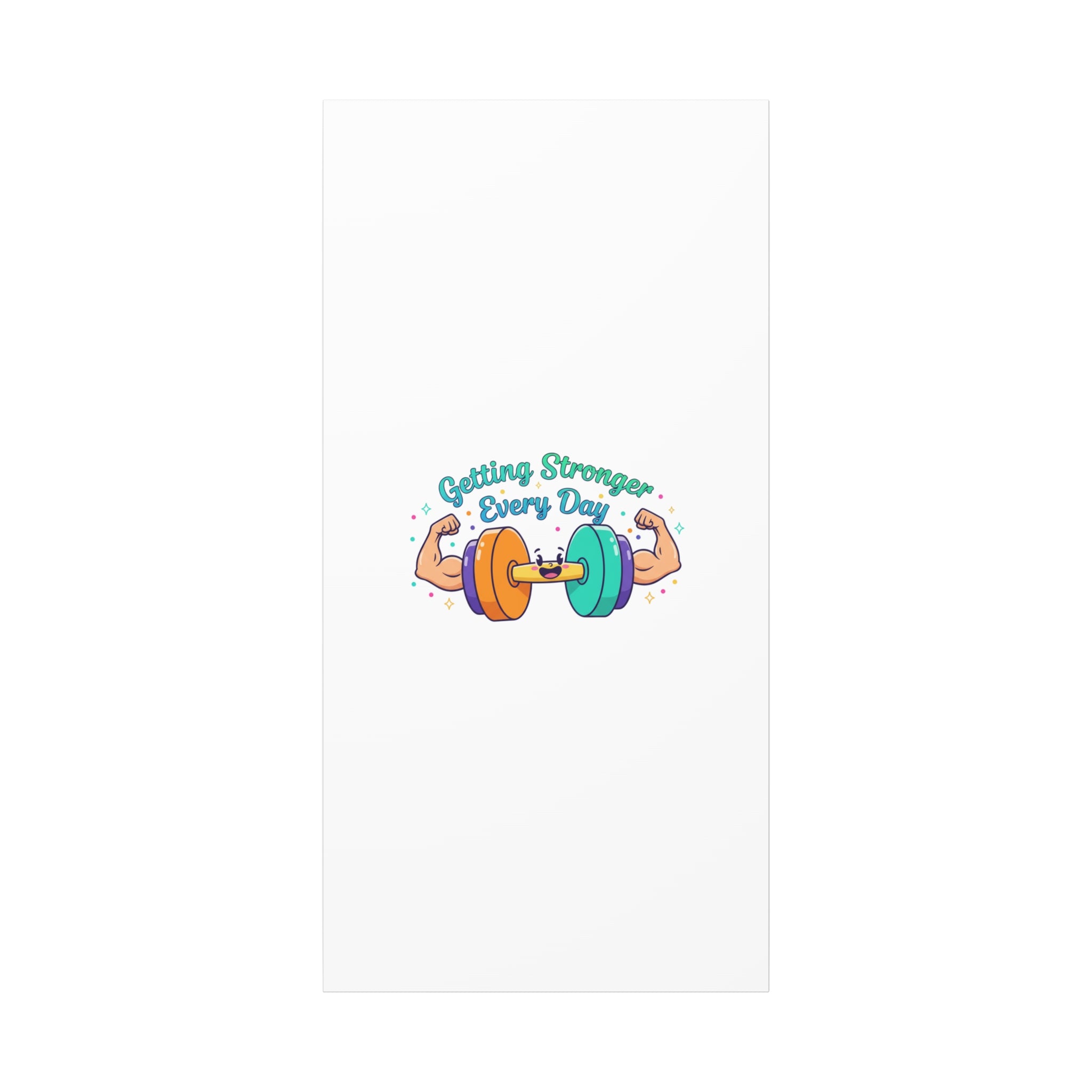 Getting Stronger Every Day Canvas - Gym Comeback -  Start Small Fitness Art Gym fitness Canvas